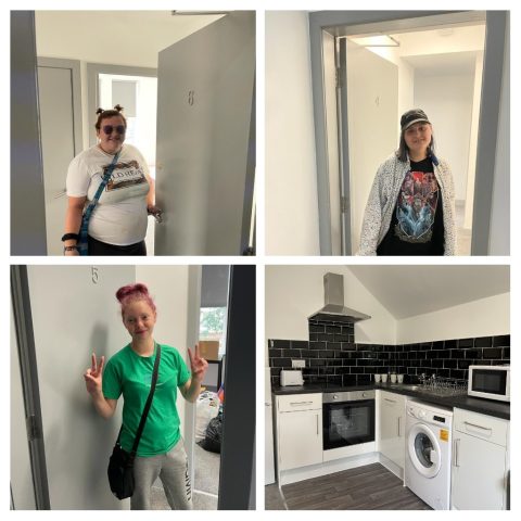 Clients from our Blackpool service are delighted to have moved into new accommodation!